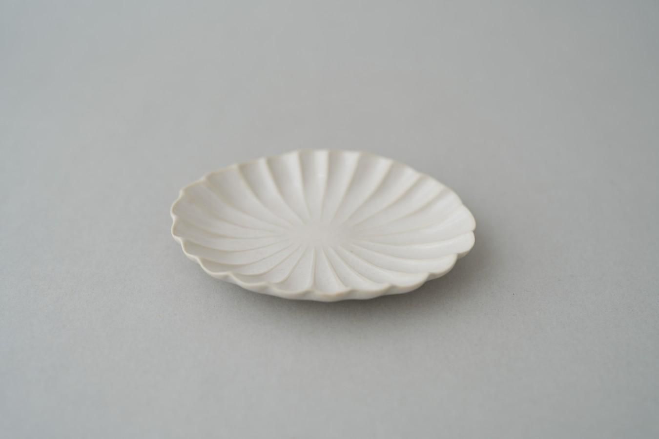 角田淳 - 輪花楕円皿〈小〉 - THE STABLES online shop | ステーブルズ