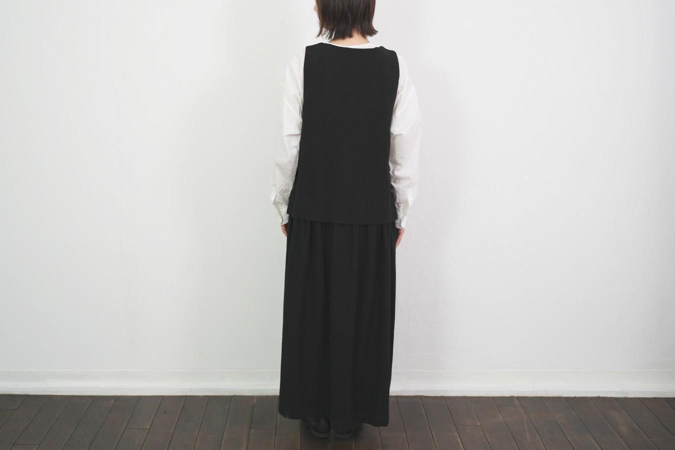 ゴーシュ 綿絹 ノースリーブワンピース 裏地付き ゴーシュ 綿絹 ノースリーブワンピース 裏地付き ゴーシュ 綿絹