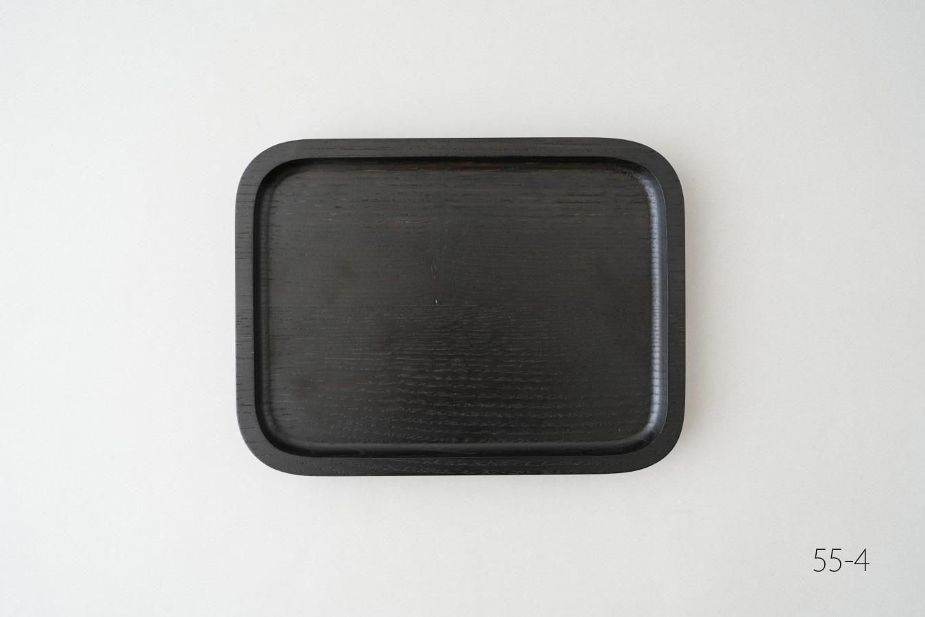 山口和宏 - 55.角盆 24×18cm 〈くり・拭き漆〉 - THE STABLES