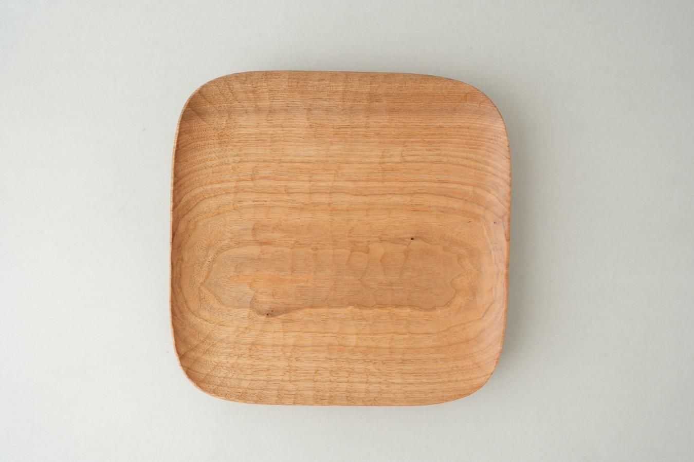 山口和宏　角皿　15㎝　くるみ　4枚 山口和宏 - 15.角皿 24cm〈くるみ〉 - THE STABLES online shop