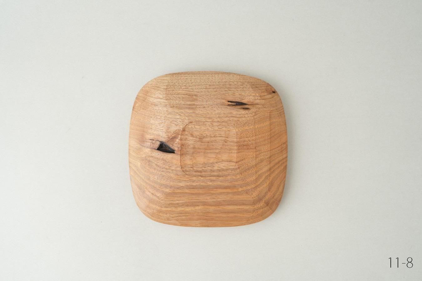 山口和宏 - 11.角皿 18cm〈くるみ〉 - THE STABLES online shop