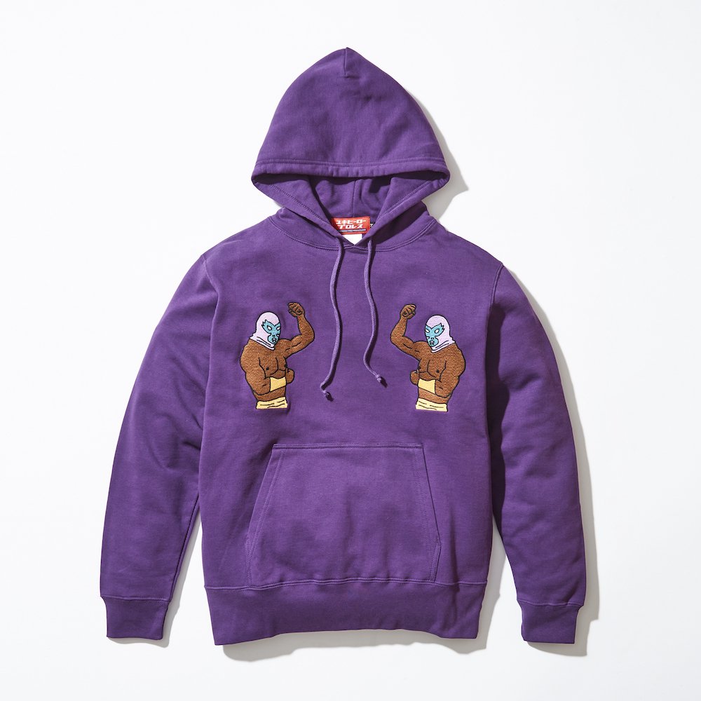 Mask Man Embroidery Hoodie