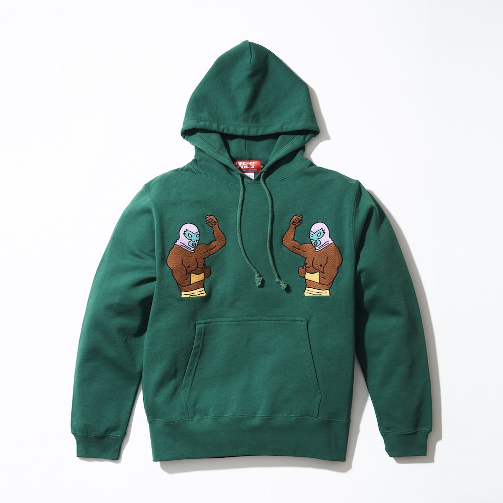 Mask Man Embroidery Hoodie