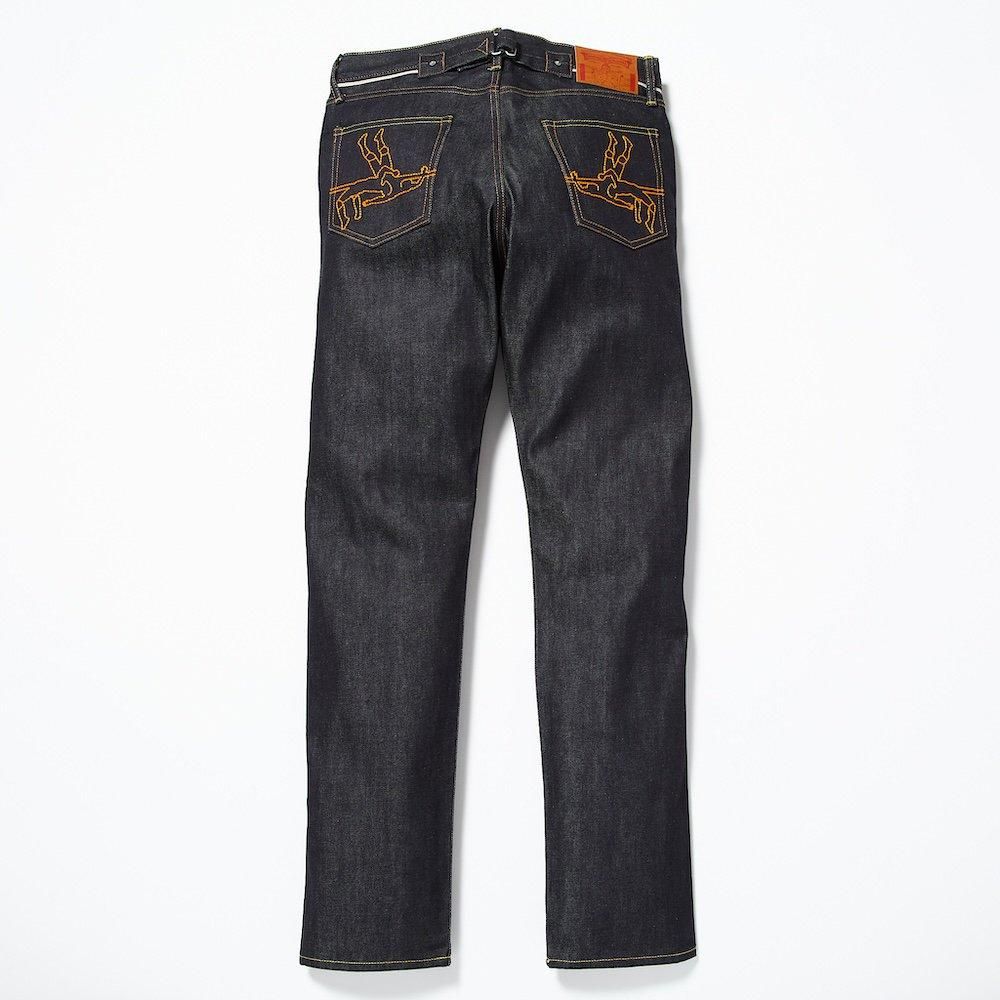 Back Drop Back Stitch Selvedge Denim Non-Wash