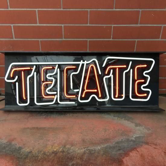 TECATE BEER NEONSIGN テカテビール ネオンサイン USED品