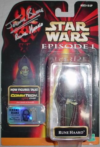 サイン入り RUNE HAAKO スターウォーズ フィギュア サイン入り RUNE HAAKO スターウォーズ フィギュア（Star Wars