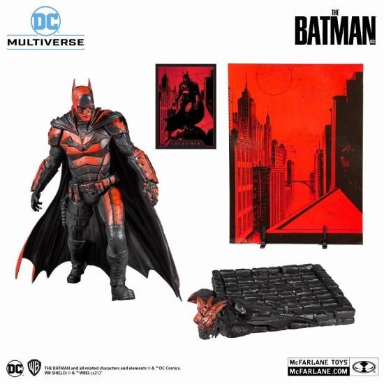 マクファーレントイズ ザ・バットマン スタチュー DCマルチバース 12インチ・ポーズドスタチュー バットマン[映画