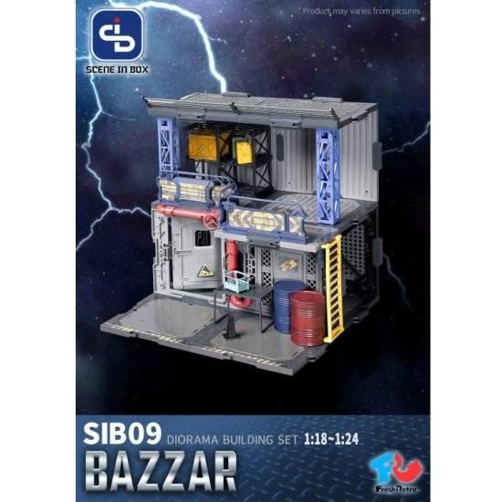 SIB09 バザー ジオラマ ビルディング セット - RED MERCURY SIB09 バザー ジオラマ ビルディング セット - RED MERCURY