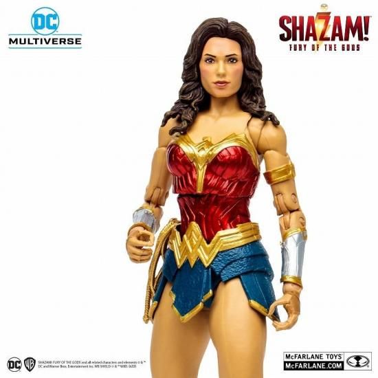 DCマルチバース バットマン　ワンダーウーマン　シャザム　3体 DC マルチバース シャザム!神々の怒り ワンダーウーマン - RED