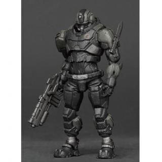 アシッドレイン 4体セット 武器付き ACID RAIN」シリーズの新作は密林仕様の装甲車両と戦闘員！人型
