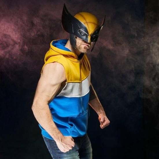 【新品未使用品】ウルヴァリン　マスク　コスプレ　マーベル ウルヴァリン】新品 ヘルメット マスク コスプレ 変身マスク
