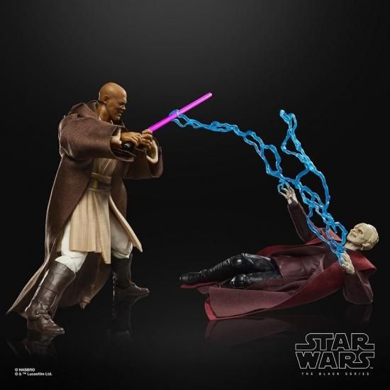 スターウォーズ　クローンウォーズ　ブラックシリーズ　メイスウィンドゥ BLACKシリーズ」メイス・ウィンドゥ＆クローン・トルーパー(第