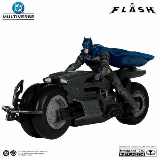 DC マルチバース ザ・フラッシュ バットマン & バットサイクル 【予約