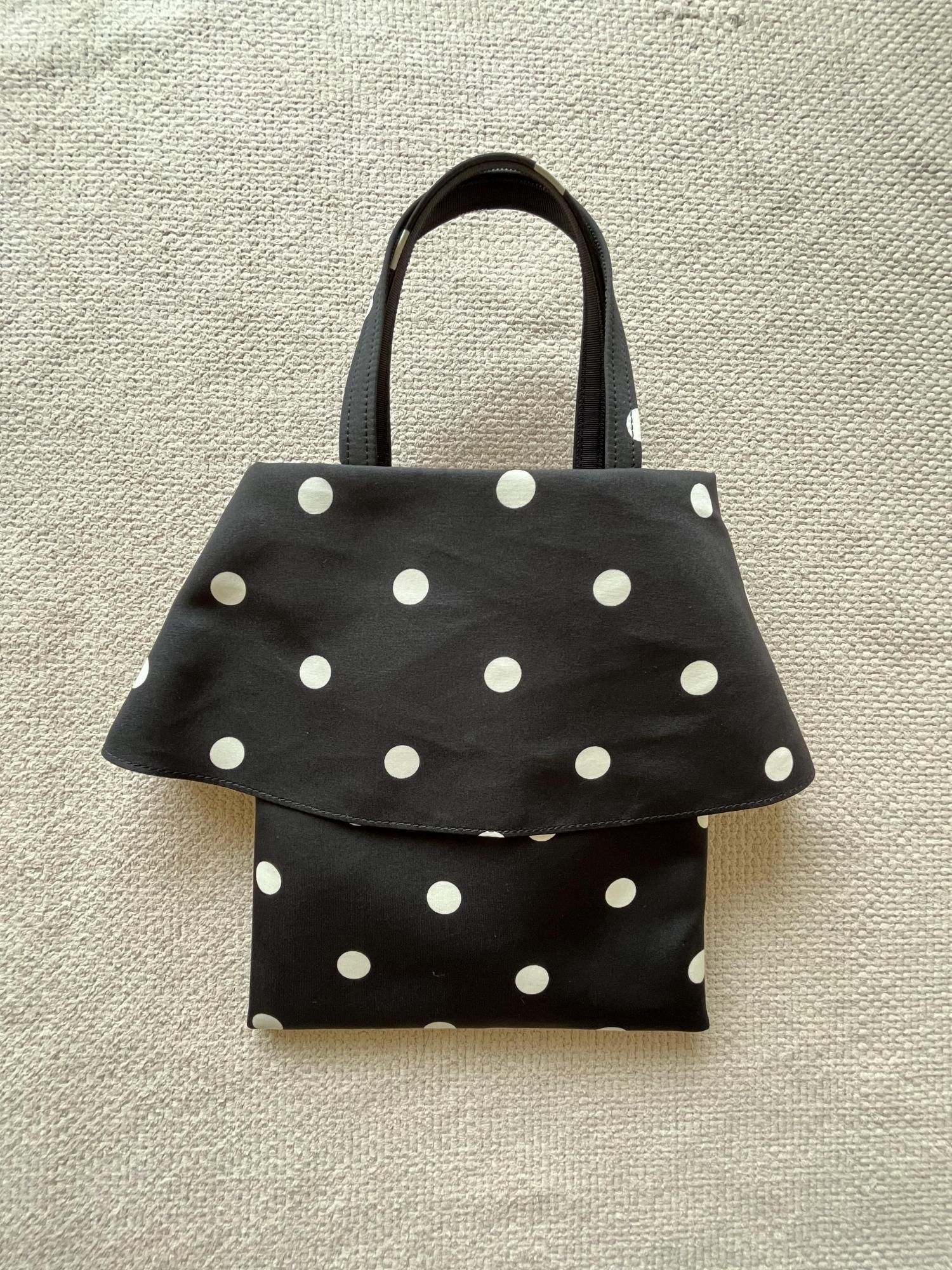 【超特価】 dot BIG mini bag flare - bag ribbon MUGUET バッグ