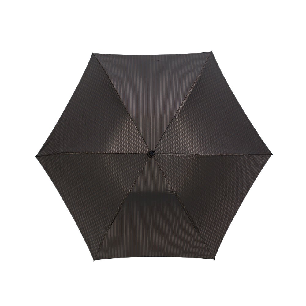 【セール】ミニフラット Wストライプ 折りたたみ傘