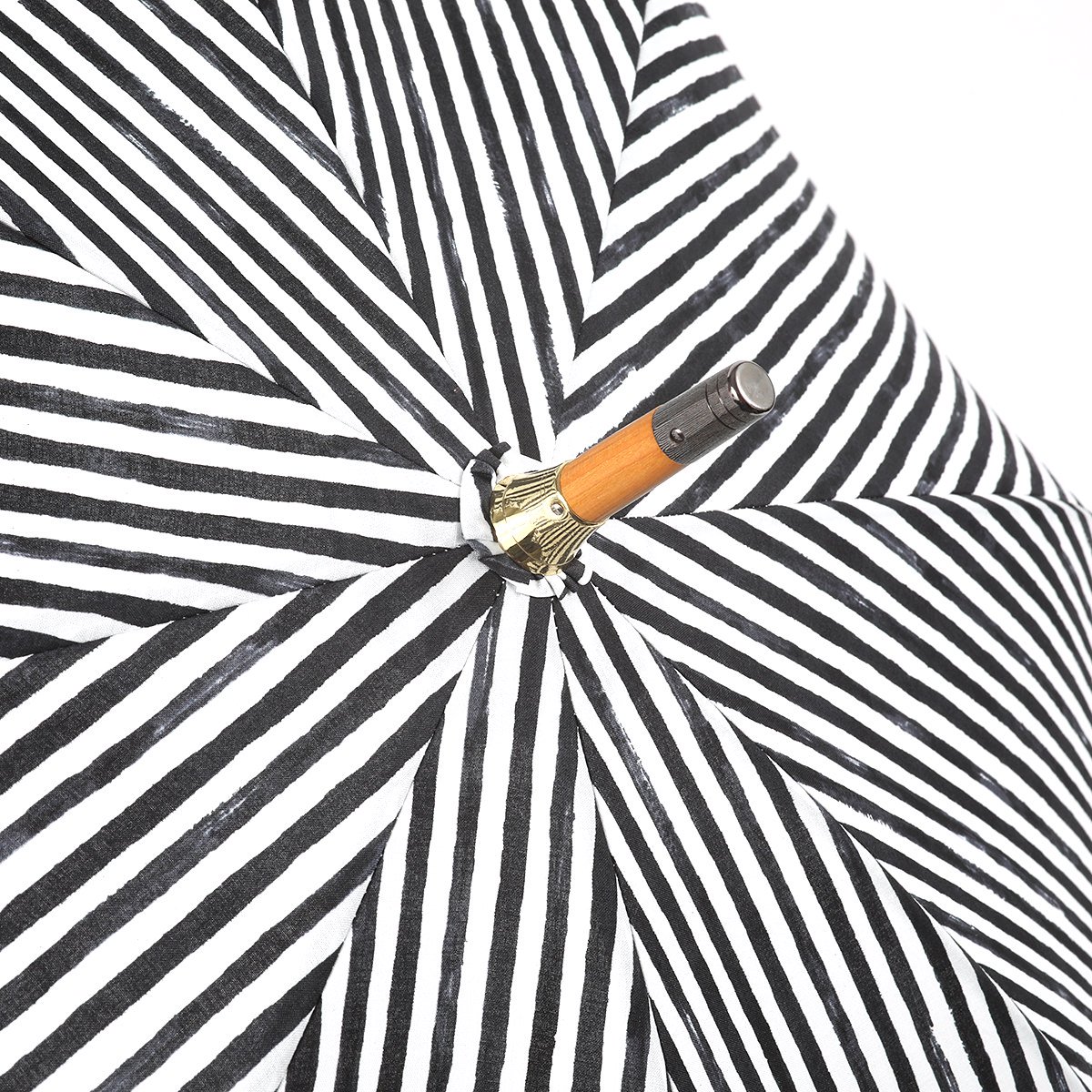 【晴雨兼用傘】レディース 手書き風 ストライプ柄 長傘