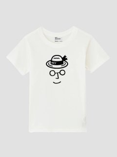 Straw hat T-shirts WHITE