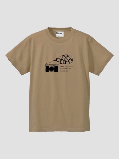 Camera T-shirts BEIGE