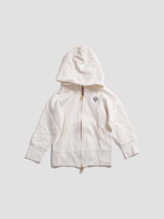 Kids zip hoodie WHITEBEIGE