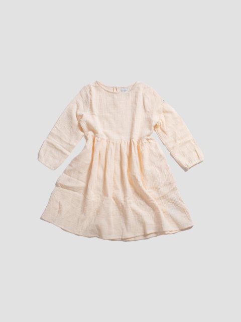 Kids gauze dress BEIGE