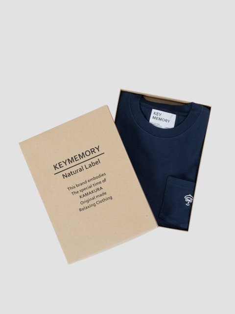 Natural Label Pocket T-shirts NAVY