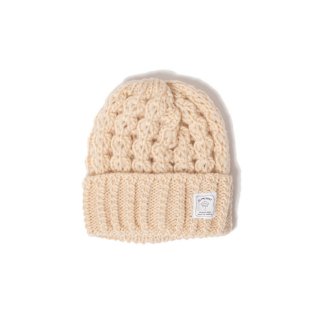Cable knit cap IVORY