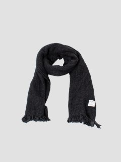 Wool scarf BLACK