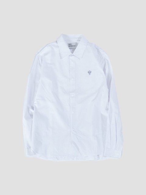 Snap button shirts WHITE
