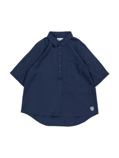 <img class='new_mark_img1' src='https://img.shop-pro.jp/img/new/icons1.gif' style='border:none;display:inline;margin:0px;padding:0px;width:auto;' />Linen dolman shirt NAVY
