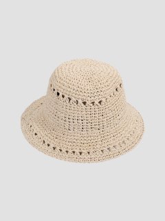 <img class='new_mark_img1' src='https://img.shop-pro.jp/img/new/icons1.gif' style='border:none;display:inline;margin:0px;padding:0px;width:auto;' />Straw bucket hat BEIGE
