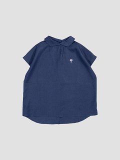 <img class='new_mark_img1' src='https://img.shop-pro.jp/img/new/icons1.gif' style='border:none;display:inline;margin:0px;padding:0px;width:auto;' />French sleeve shirt NAVY
