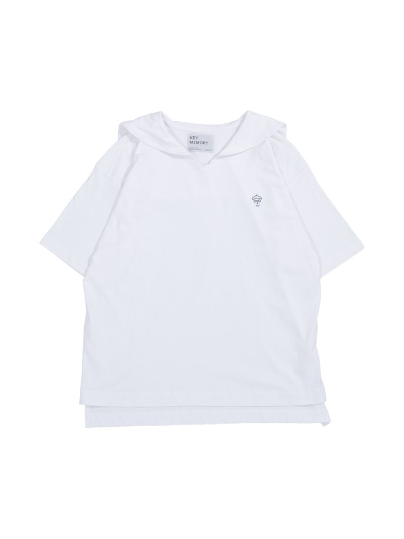 <img class='new_mark_img1' src='https://img.shop-pro.jp/img/new/icons1.gif' style='border:none;display:inline;margin:0px;padding:0px;width:auto;' />Sailor collar T-shirts WHITE
