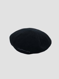 Basque summer beret BLACK