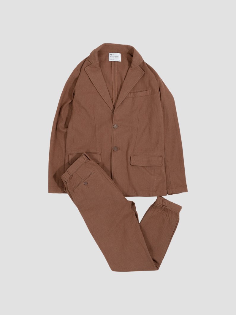 50450MONEEVIEセットアップ茶色サイズ9