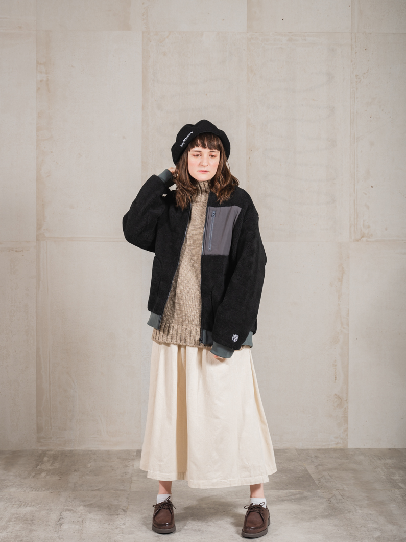 美品‼️Loungedressフーディボアブルゾンホワイト