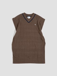 Childen knit long vest