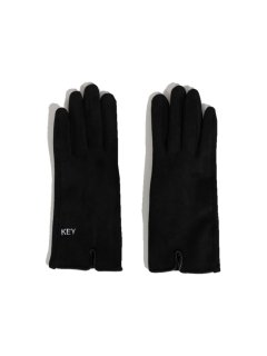 Velour glove BLACK