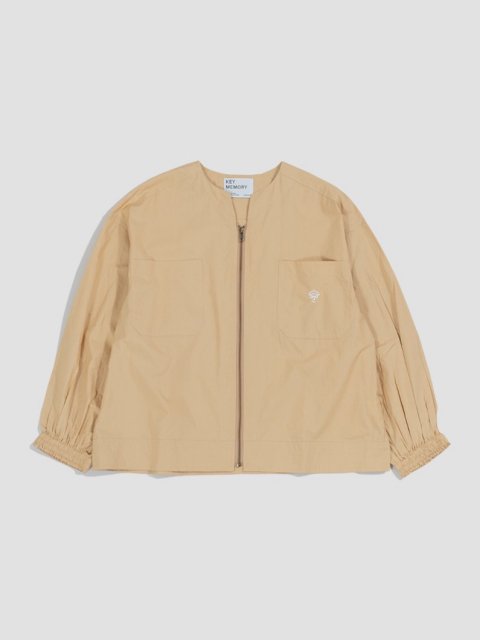 Typewriter blouson BEIGE