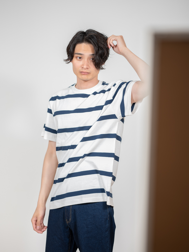 Tシャツ・カットソー Check T-Shirt ユニセックスボーダーTシャツ|鎌倉KEYMEMORY【公式通販】