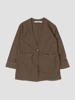 Cotton summer jacket BROWN
