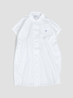 Cambric shirts dress WHITE