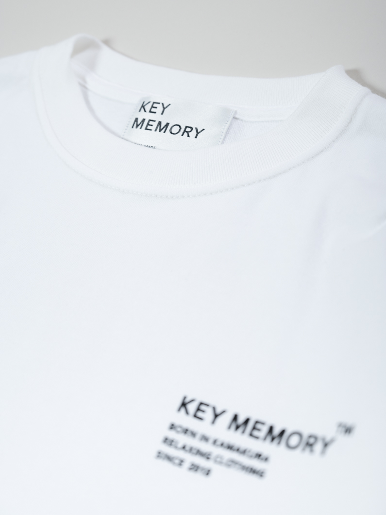TM long T-shirts WHITE | 鎌倉生まれKEY MEMORYの新作ロゴ長袖 TM long T-shirts WHITE | 鎌倉生まれKEY MEMORYの新作ロゴ長袖