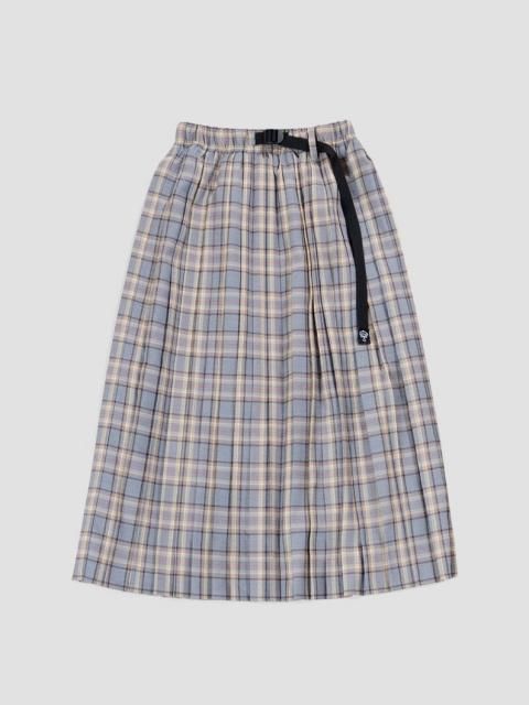 Climbing check skirt GRAY