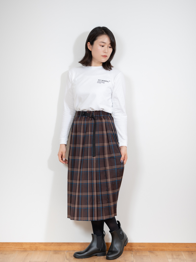 andmary チェック　スカート fdbec42959354d4b81d37e79888132