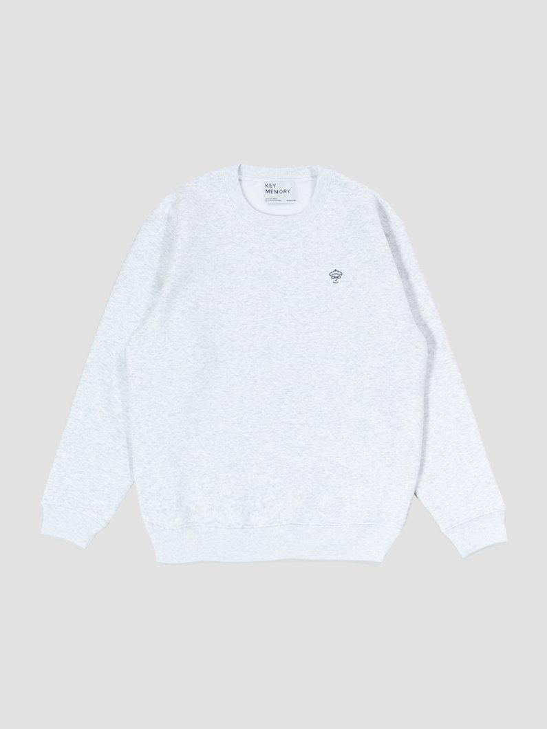 Keymemory sweat L.GRAY | 鎌倉生まれのキーメモリーの新作ロゴ刺繍