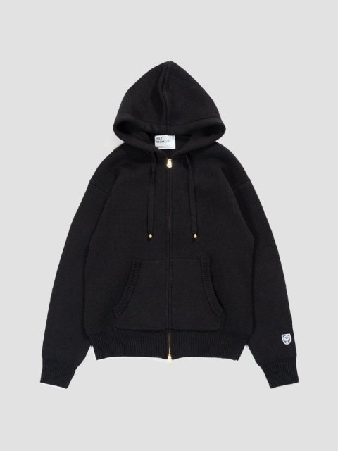 Milanorib zip hoodie BLACK