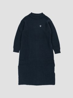 Cable knit dress NAVY
