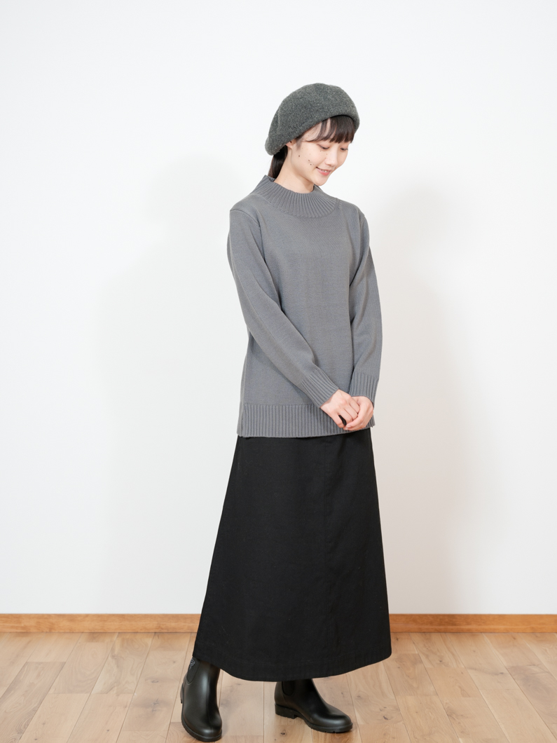 Bottleneck knit BLUEGRAY | KEYMEMORY（キーメモリー）のボトルネック