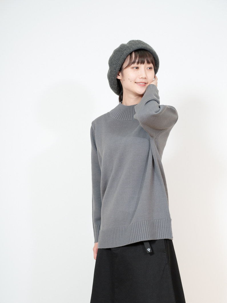 9/27迄限定SALE 未使用【Plage】Collar Knit〔グレー〕 セール】Collar カーディガン（ニット/セーター）｜Plage（プラージュ