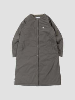 <img class='new_mark_img1' src='https://img.shop-pro.jp/img/new/icons1.gif' style='border:none;display:inline;margin:0px;padding:0px;width:auto;' />Collarless long puff coat C.GRAY